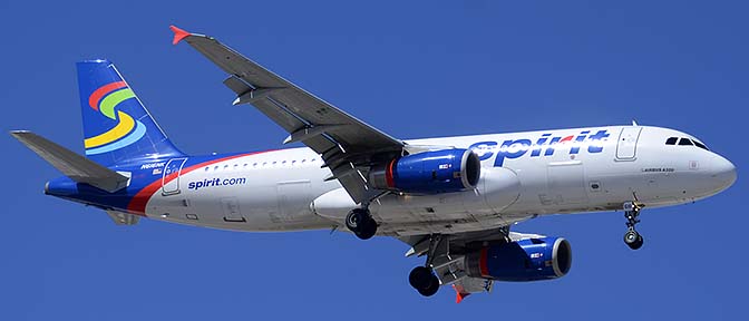 Spirit Airbus A320-232 N616NK, Phoenix Sky Harbor, March 6, 2015